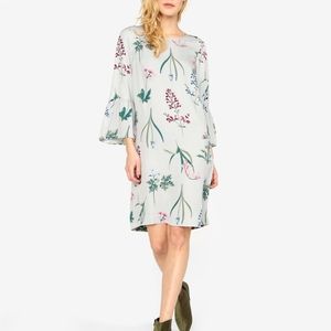 Joules Gardenia Bell Sleeve Dress Size 4 Gray